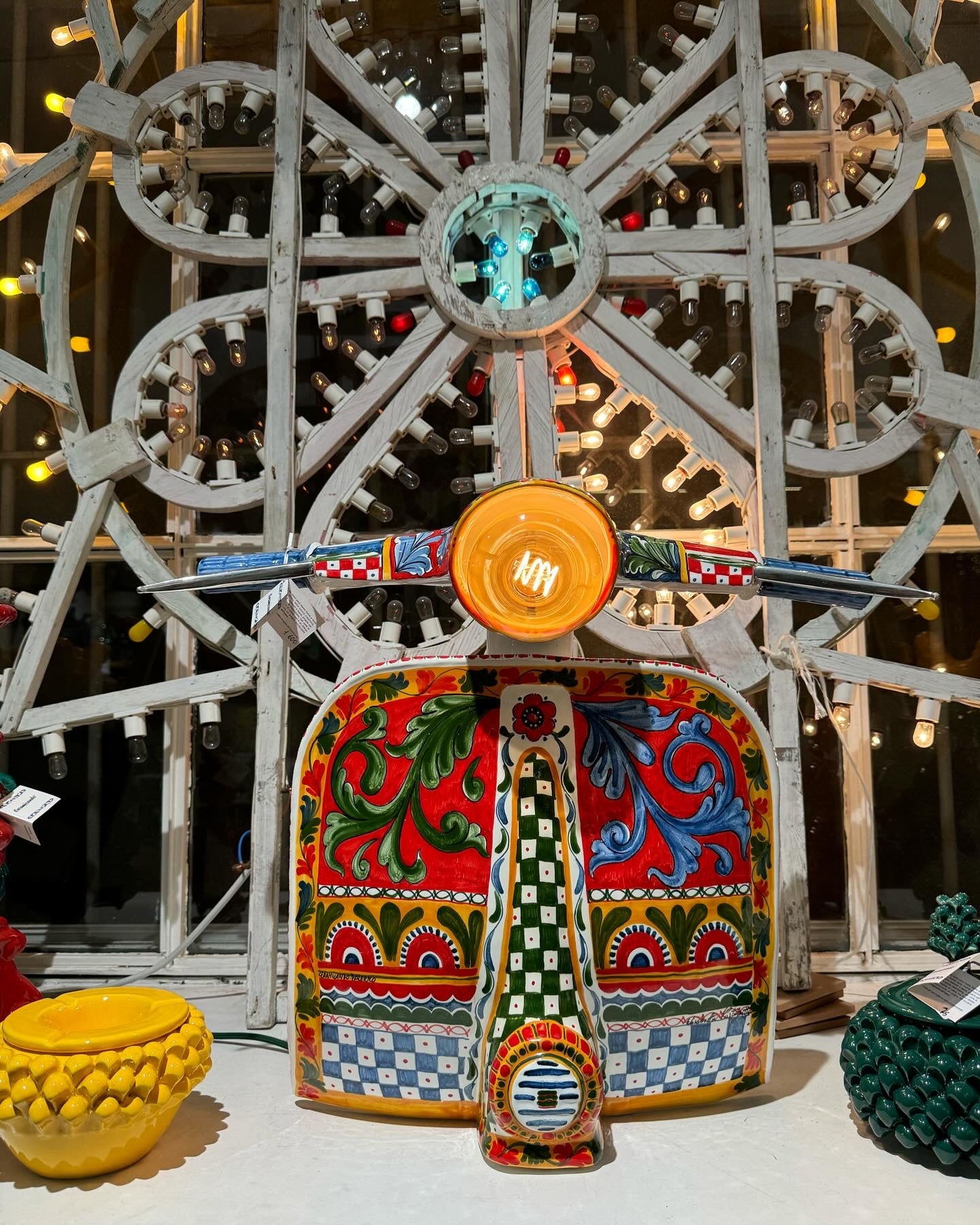 Vespa Cart Lamp