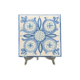 Caltagirone Brick White/Blue