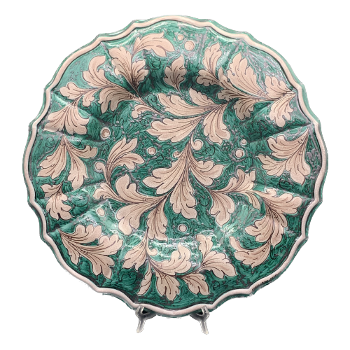 Baroque Plate Green Foliage