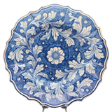Baroque Plate Blue Foliage
