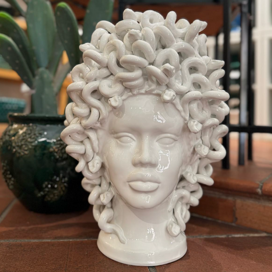 White Medusa Head