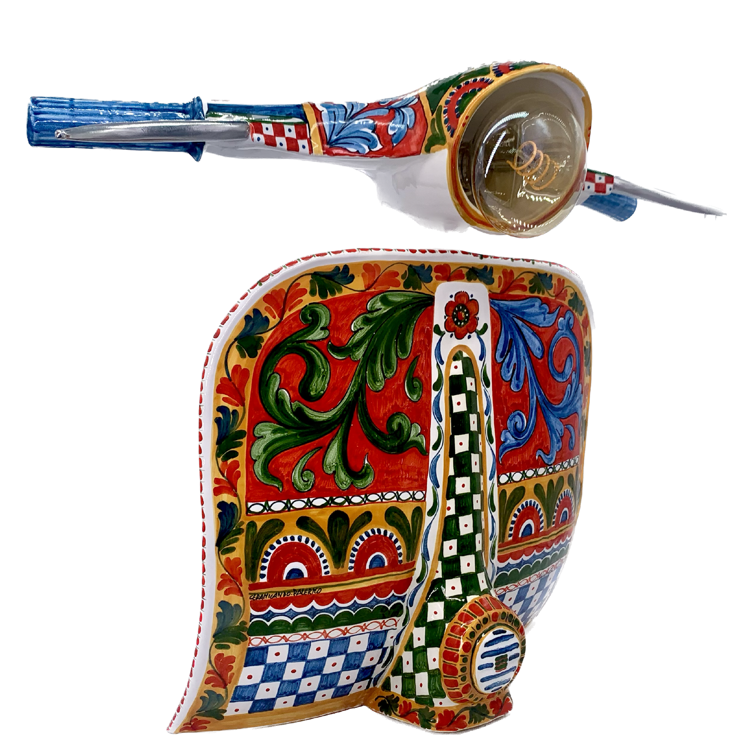 Vespa Cart Lamp