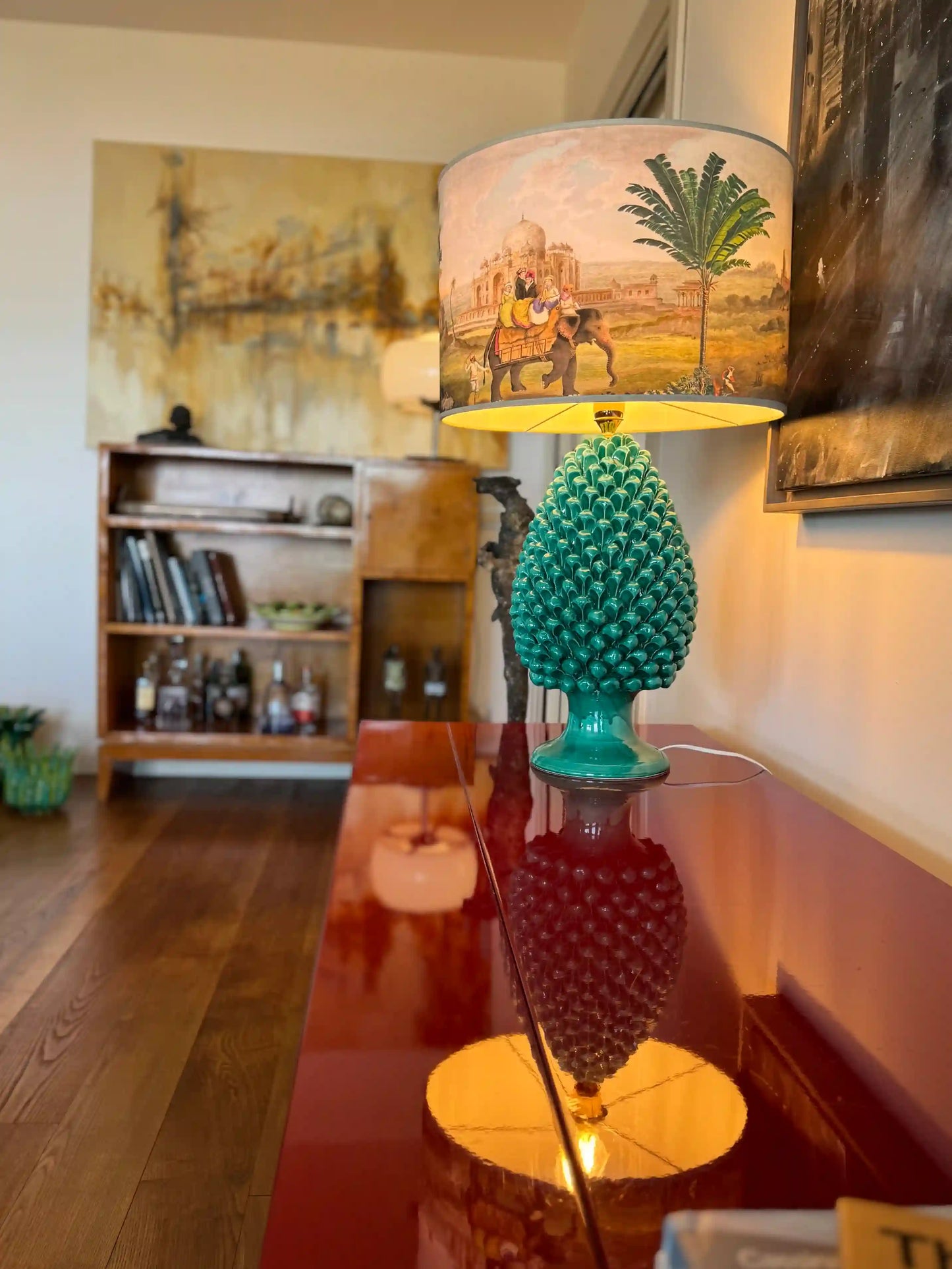 Green Pine Cone Lumen Ramina