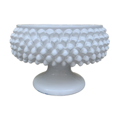 White Pine Cone Round Stand Centerpiece