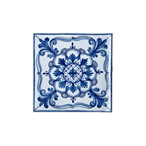 Caltagirone Brick White/Blue