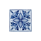 Caltagirone Brick White/Blue