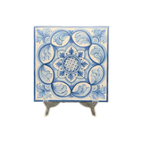 Caltagirone Brick White/Blue