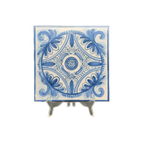 Caltagirone Brick White/Blue