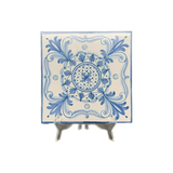 Caltagirone Brick White/Blue