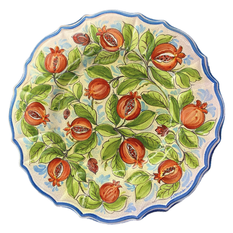 Baroque Pomegranate Plate